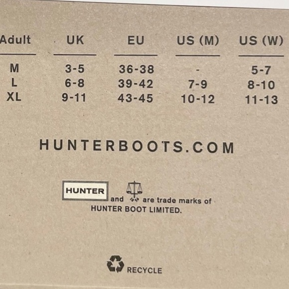 NEW Hunter original short boot fleece socks - Picture 5 of 6